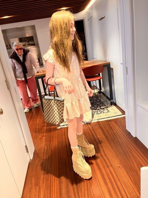 Greta stnding in shoes.JPG